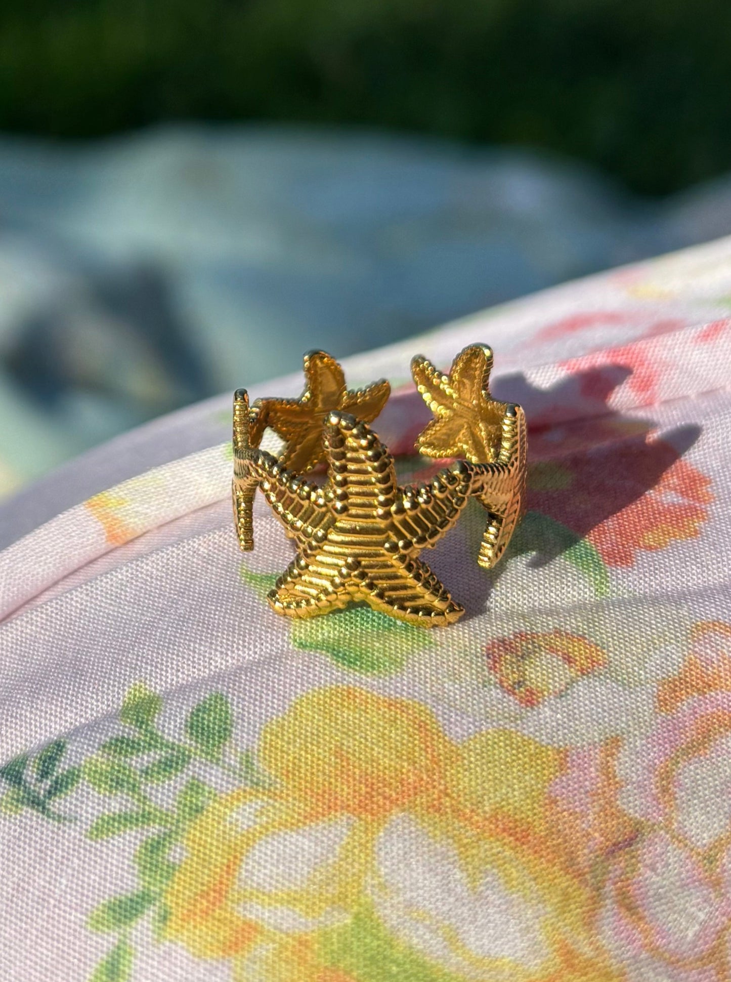 Adjustable Starfish Ring