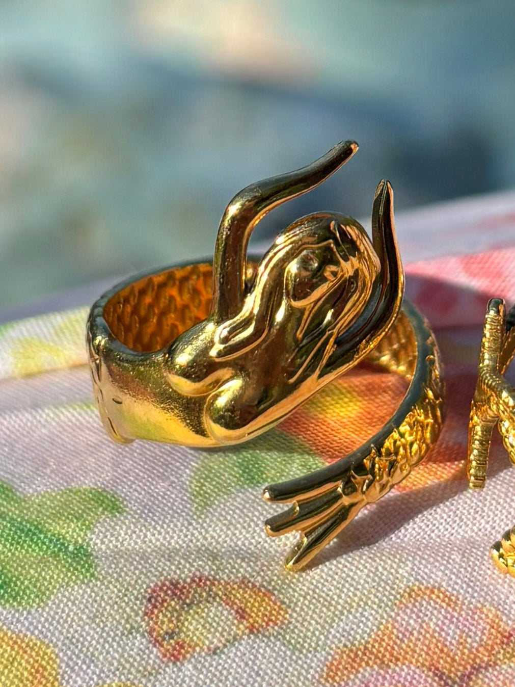 Adjustable Mermaid Ring