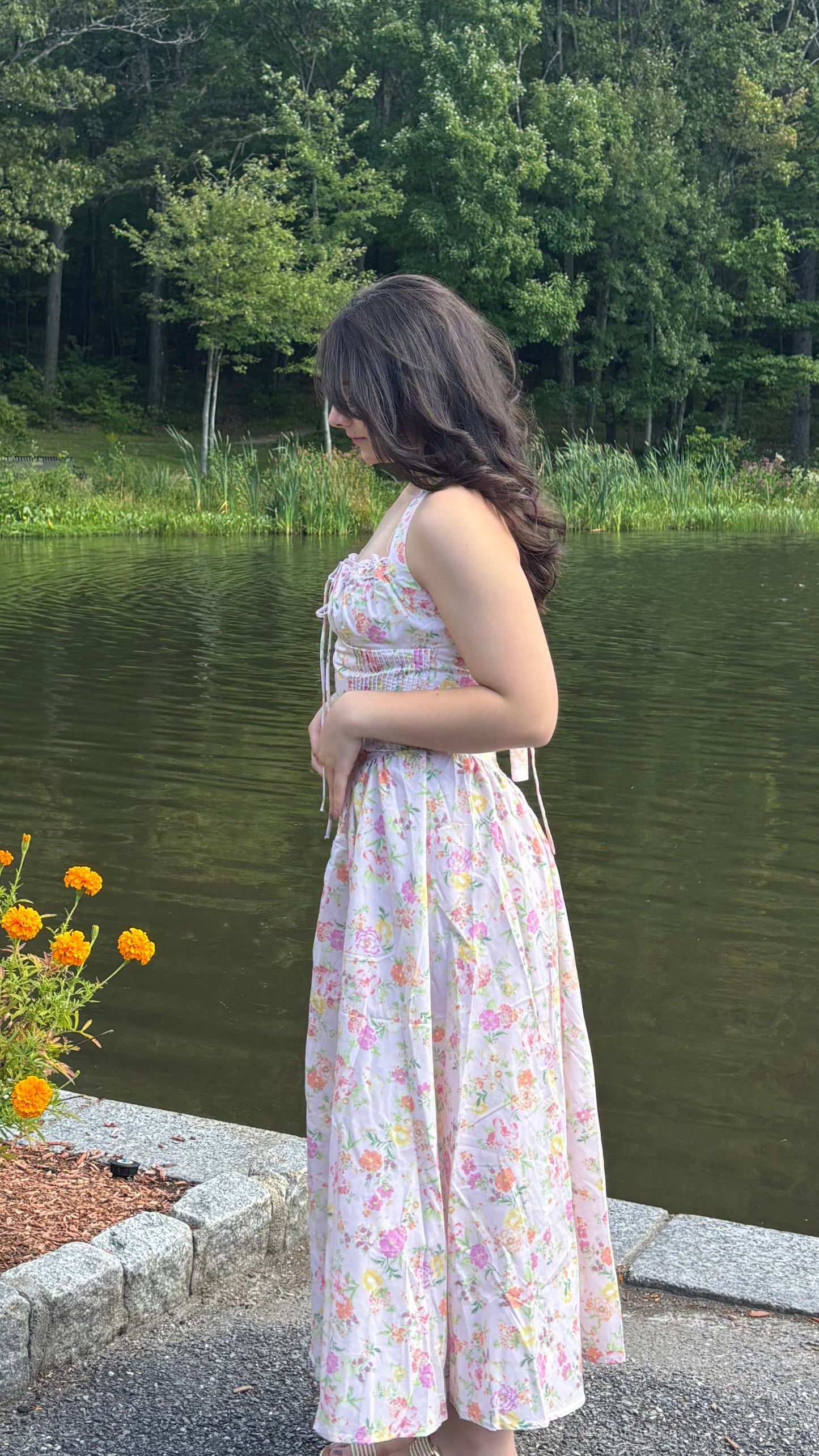 Baby Pink Floral Sundress